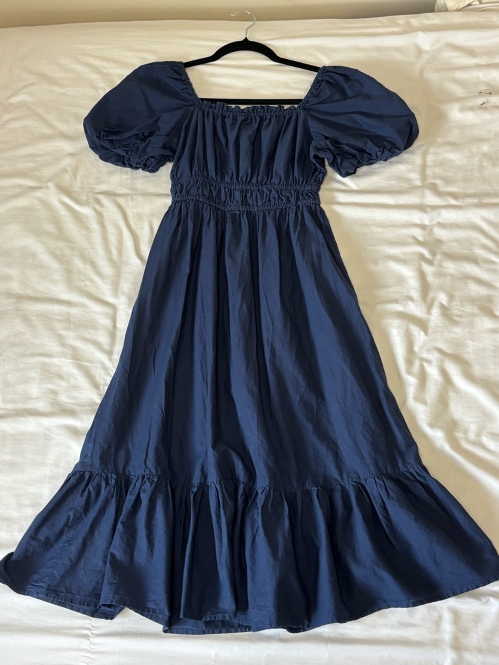 Dizzy Lizzy Navy Blue Tiered Maxi Dress